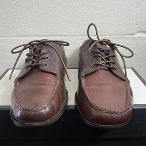Rancourt And Co. 2791 Brown Leather Oxford Casual Shoes Lace up Men's Size 12 D